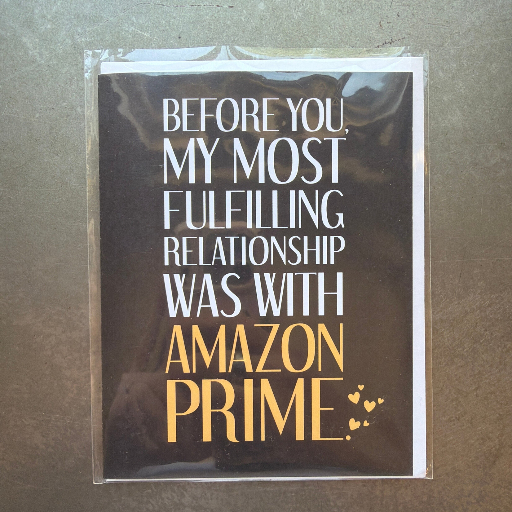 Fulfilled by Amazon Prime Funny Card