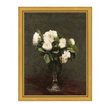 Roses Blanches, 7 X 9 in.