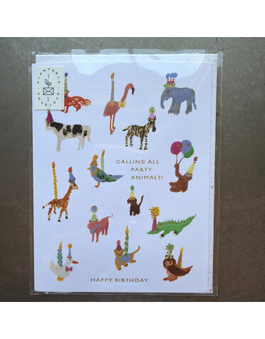 Seedlings Seedlings Cards, Animal Party Birthday