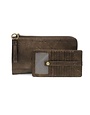 Joy Susan Karina Convertible Wristlet & Wallet, Metallic Dark Bronze
