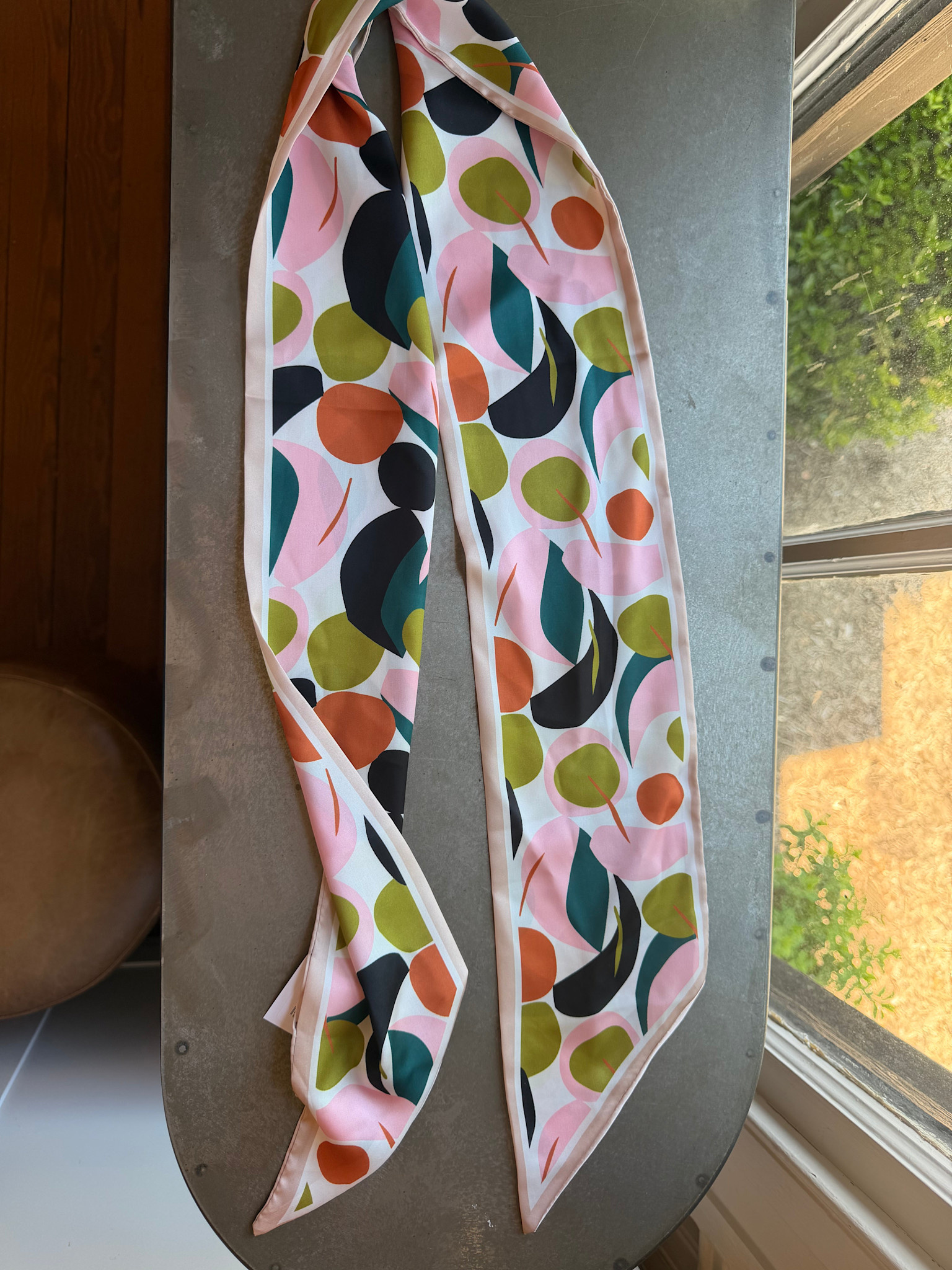 Joy Susan Abstract Scarf, Multi-colored