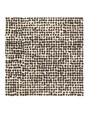 Lunch Napkin, 20 Ct, Marimekko Orkanen Linen Black