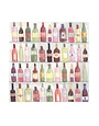 Paper Cocktail Napkin, 20 Ct, Wine Shelves