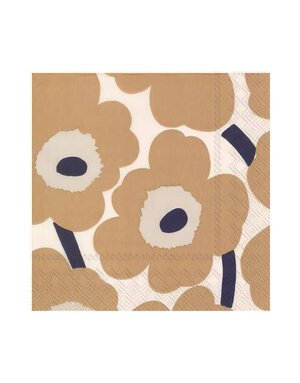 Cocktail Napkin, 20 Ct, Marimekko Unikko Linen