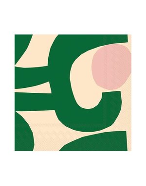 Lunch Napkin, 20 Ct, Seppel Green Marimekko