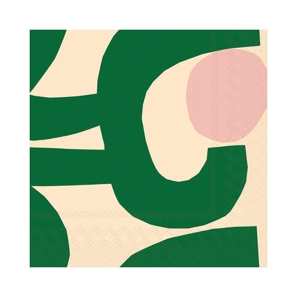 Lunch Napkin, 20 Ct, Seppel Green Marimekko