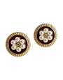Ellemadera Chic Vintage Floral Drop Earrings
