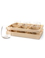 IWA Wine Accessories Glass Wine Tumbler In Crate, 14 oz., Set of Six