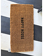 "Happy House" Natural Coir Doormat