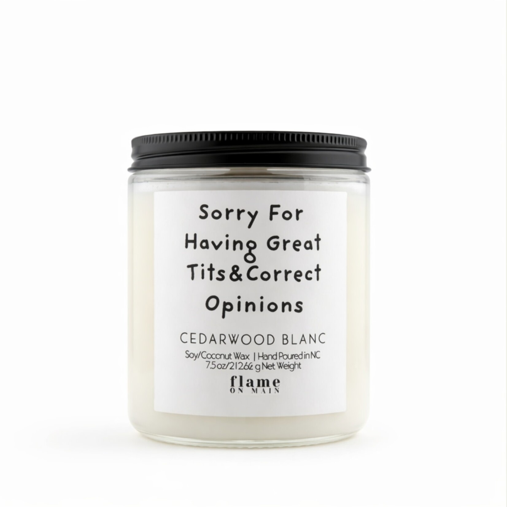 Flame On Main Flame On Main Funny Line  - Correct Opinions 7.5oz