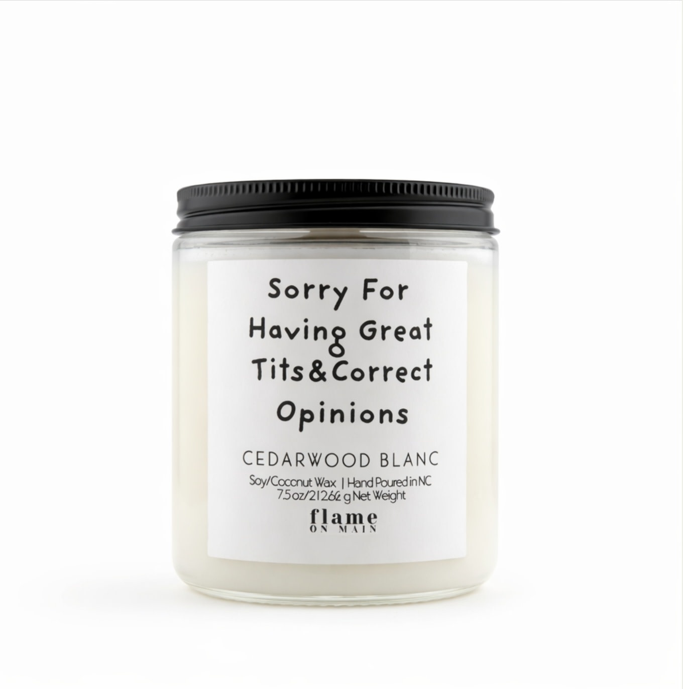 Flame On Main Flame On Main Funny Line  - Correct Opinions 7.5oz