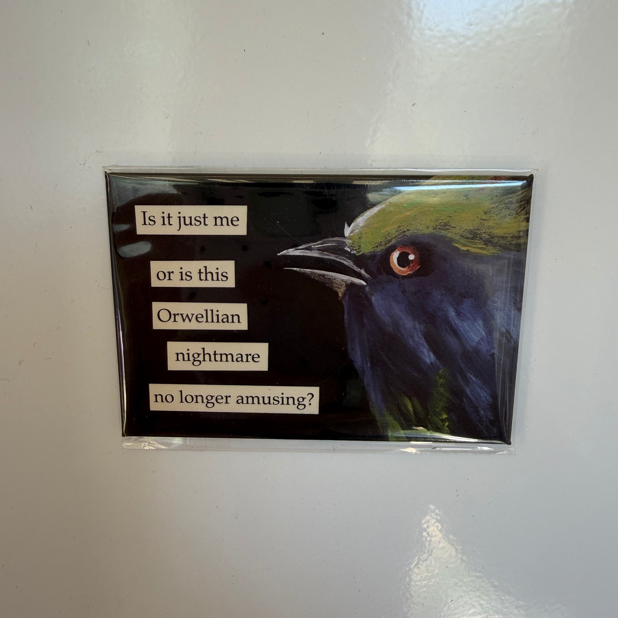 The Mincing Mockingbird Funny Magnet, Orwellian Nightmare