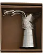 Cast Aluminum & Stainless Steel Deer Head Shot Glass, 2 oz