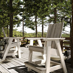 Artifex Atlas Counter Chair, Weatherwood, 32 X 33 X 54