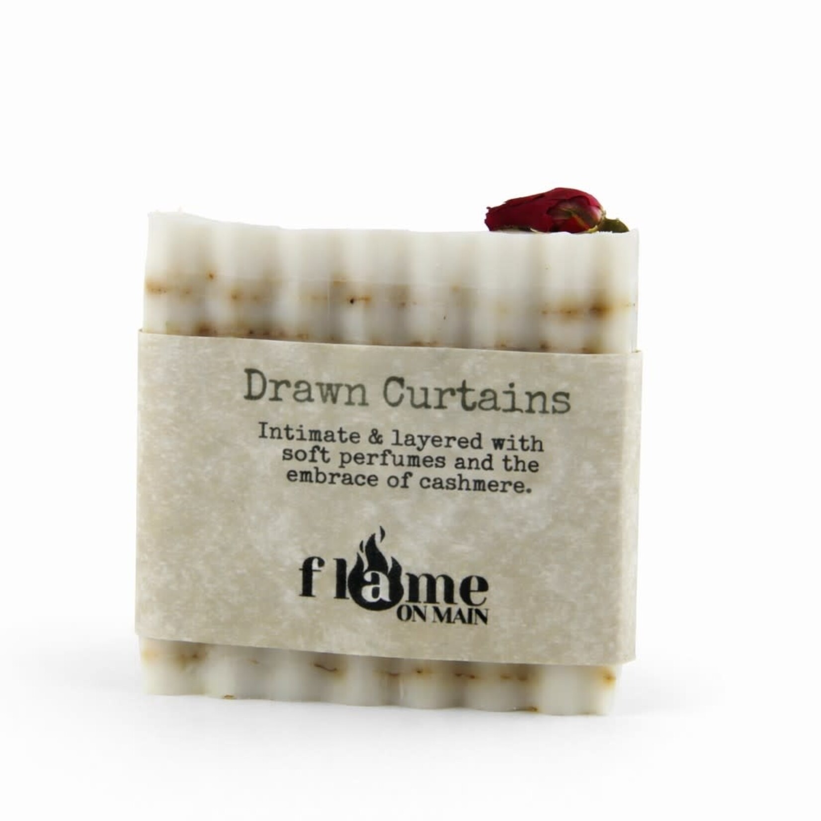 Flame On Main Flame on Main Places We Know Soap, Drawn Curtains, 3 oz