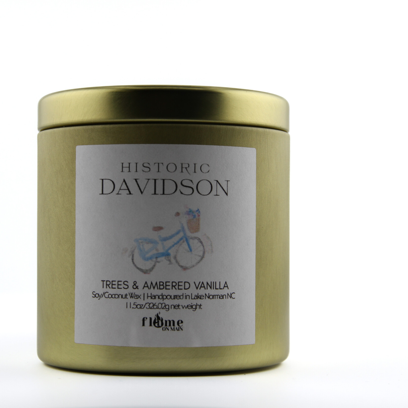 Flame On Main Flame on Main Local Line, Historic Davidson, Large, 11.5 oz