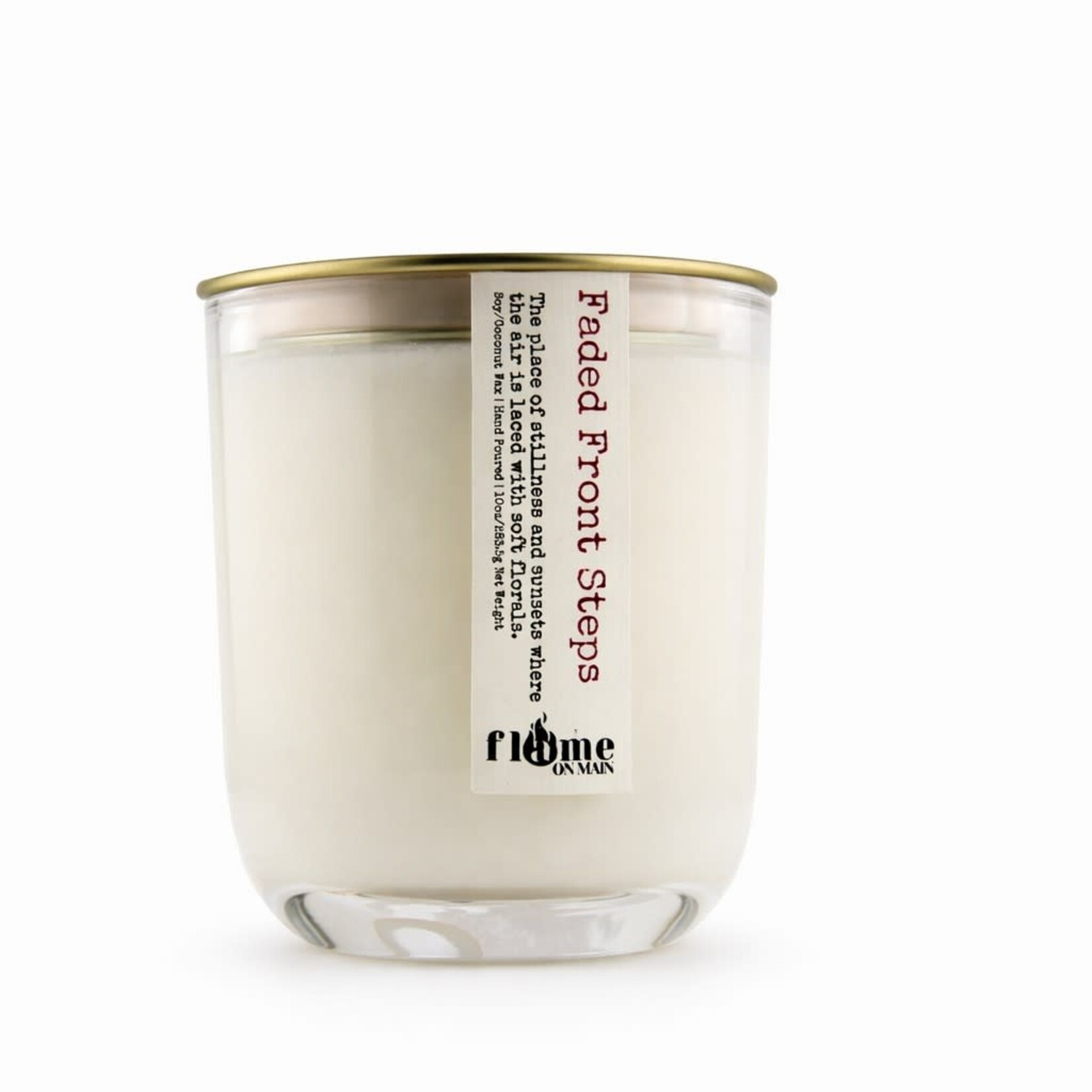 Flame On Main Flame on Main Places We Know 10oz Candle, Faded Front Steps. Made in Lake Norman