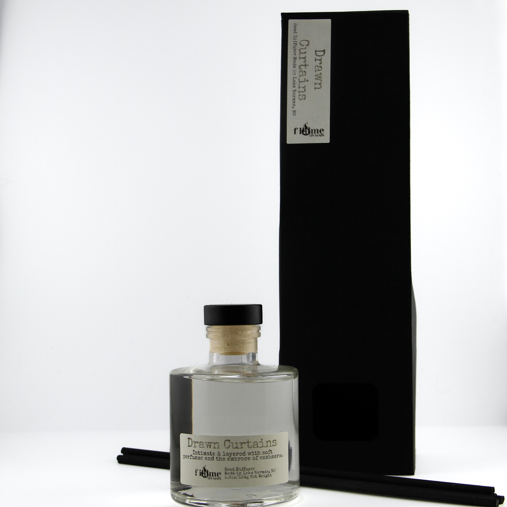 Flame On Main Flame on Main Places We Know Reed Diffuser, Drawn Curtains, 6.2 oz