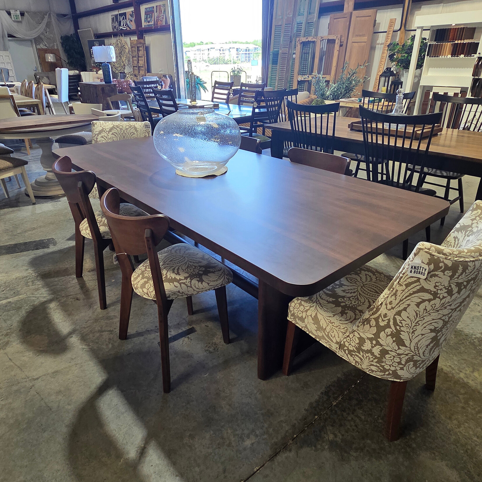 Canal Dover Rectangle 42 x 96 Table Mocha Finish