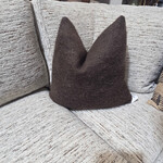 Precedent 18" Throw Pillow in Cuddles Chocolate