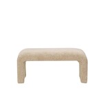 Boucle Waterfall Bench, 40 W x 18 D x 18 H