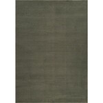 Abani Rugs Plush Deco Textured Striped Rug, Green, 7'6" x 10'2"
