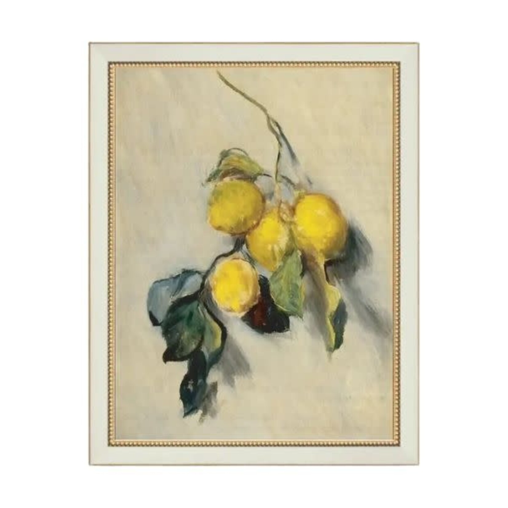 Branch of A Lemon Tree Framed Antique Art, 7 X 9 in.