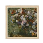 Bright Bouquet Framed Antique Art, 8 X 8 in.