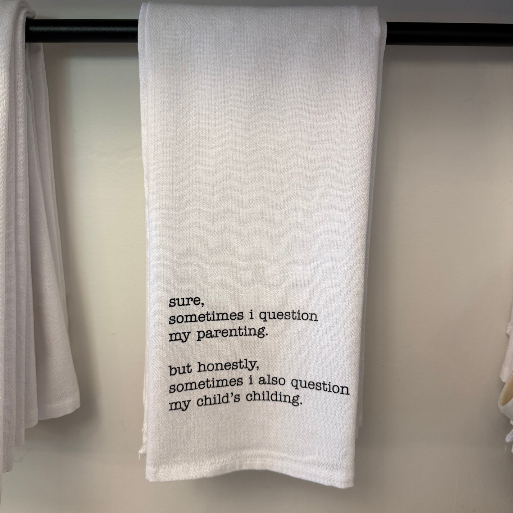 Tea Towel, Question My Parenting