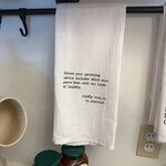 Tea Towel, Parenting Advice