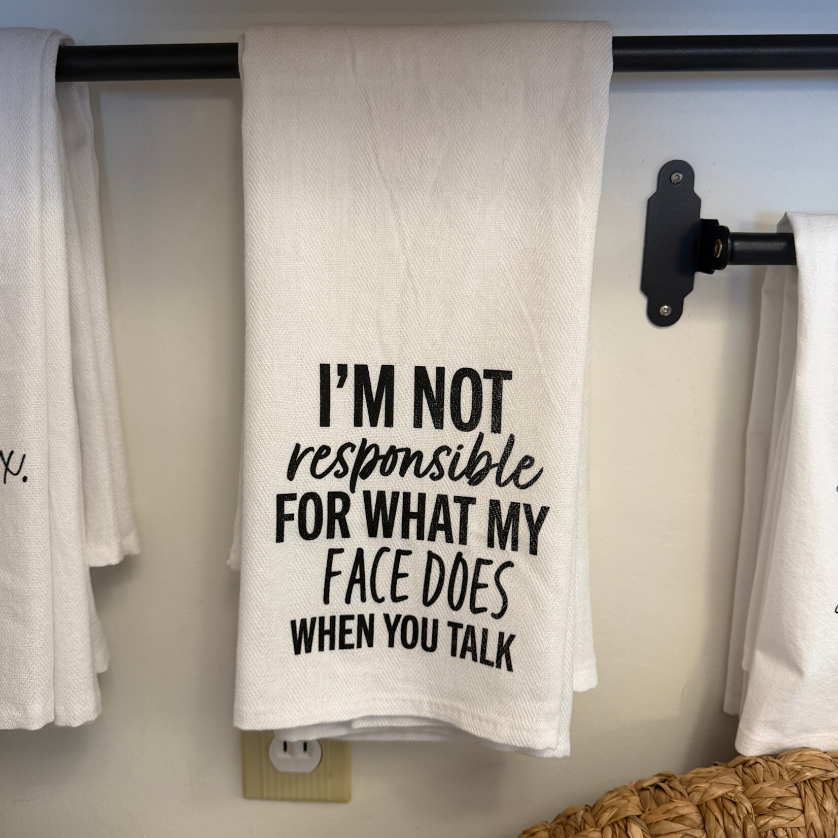 Not Responsible Tea Towel