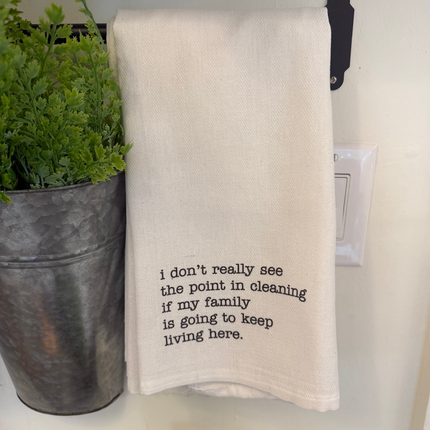 I Don't Really See the Point Tea Towel