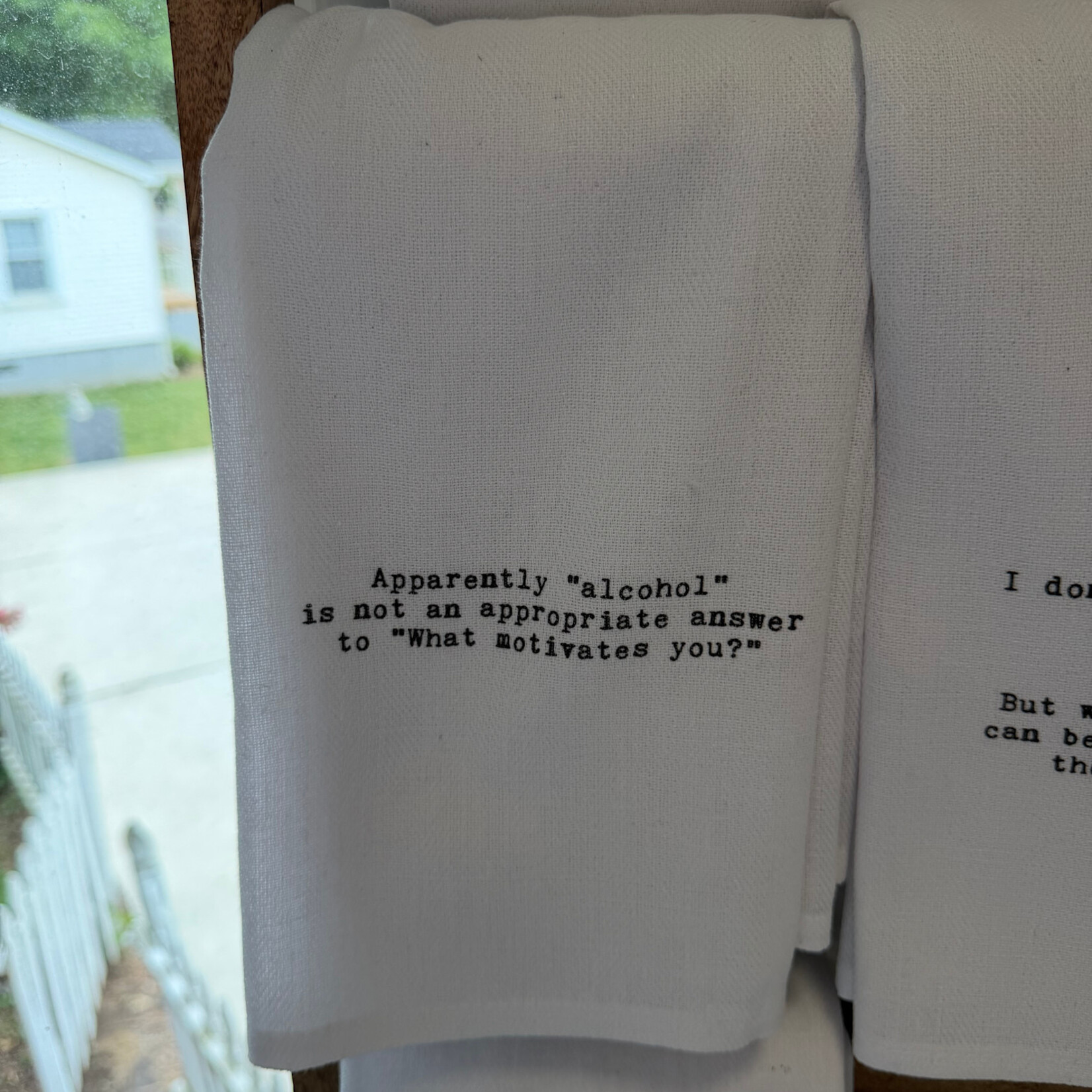 Apparently Alcohol Tea Towel