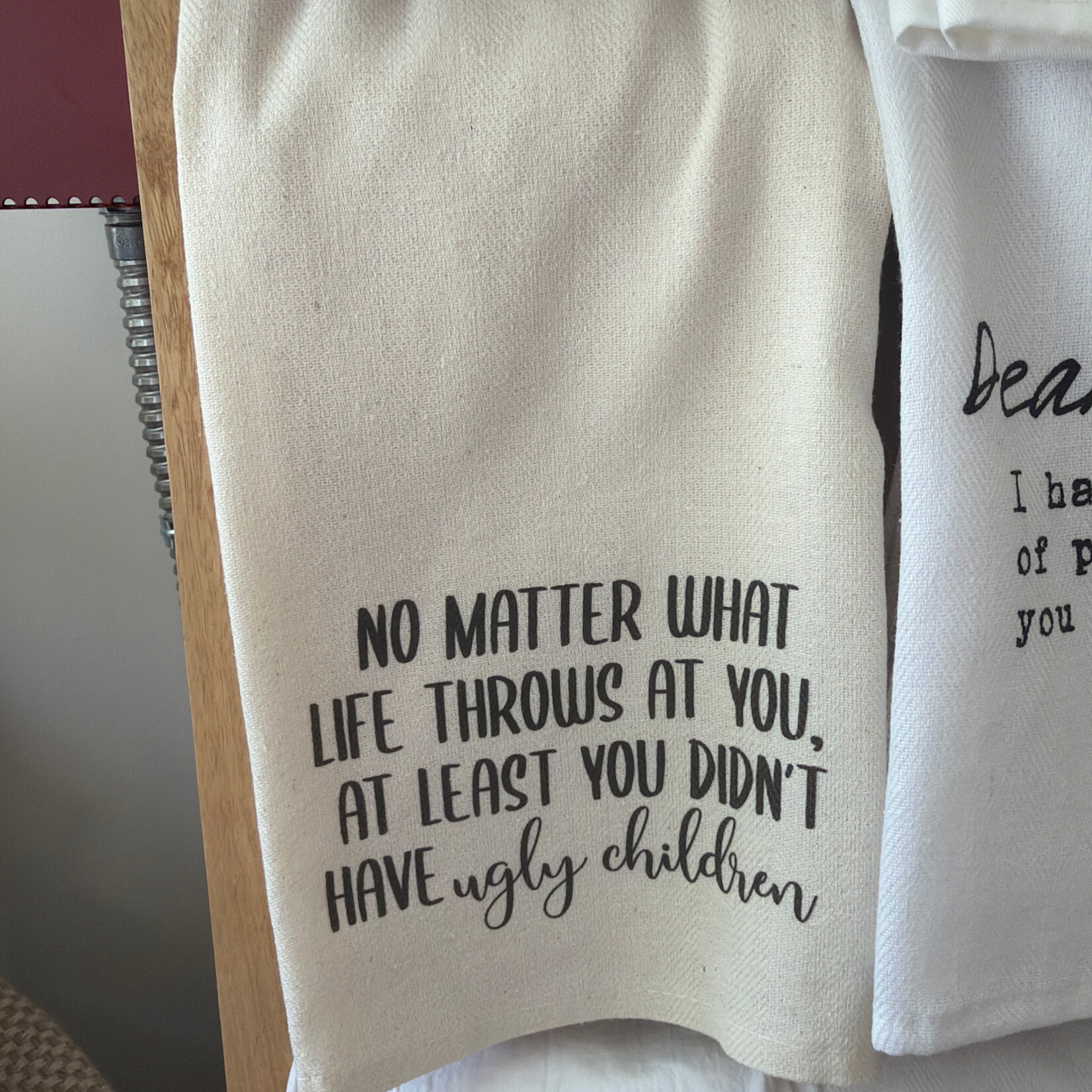 Ugly Children Tea Towel