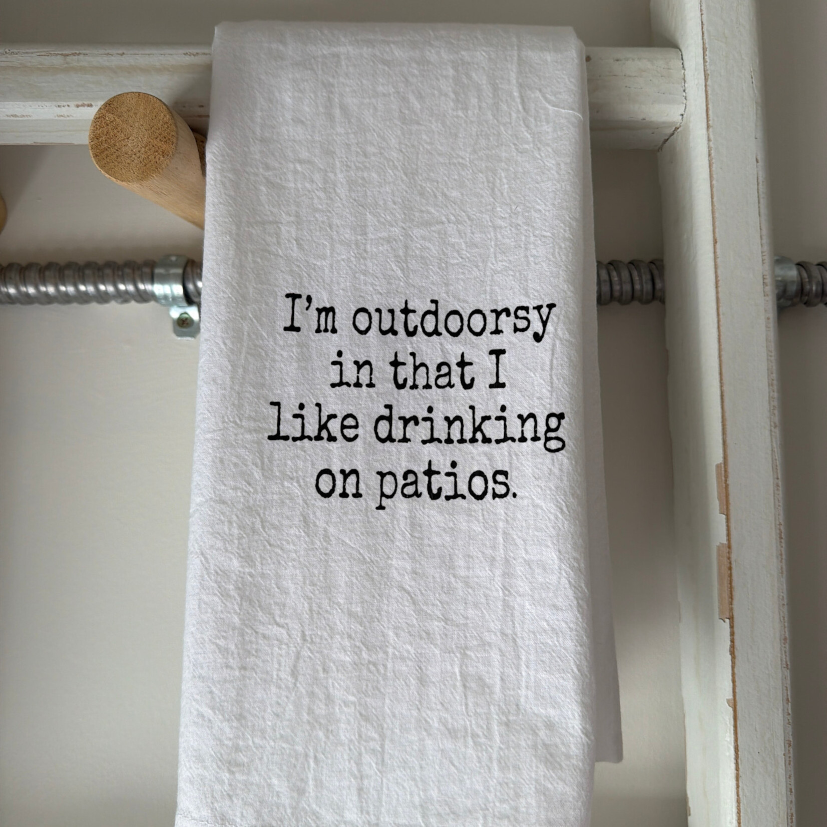 I’m Outdoorsy Tea Towel