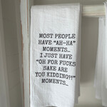 Tea Towel, Ah-Ha Moments