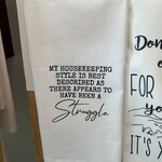 Tea Towel, My Housekeeping Style