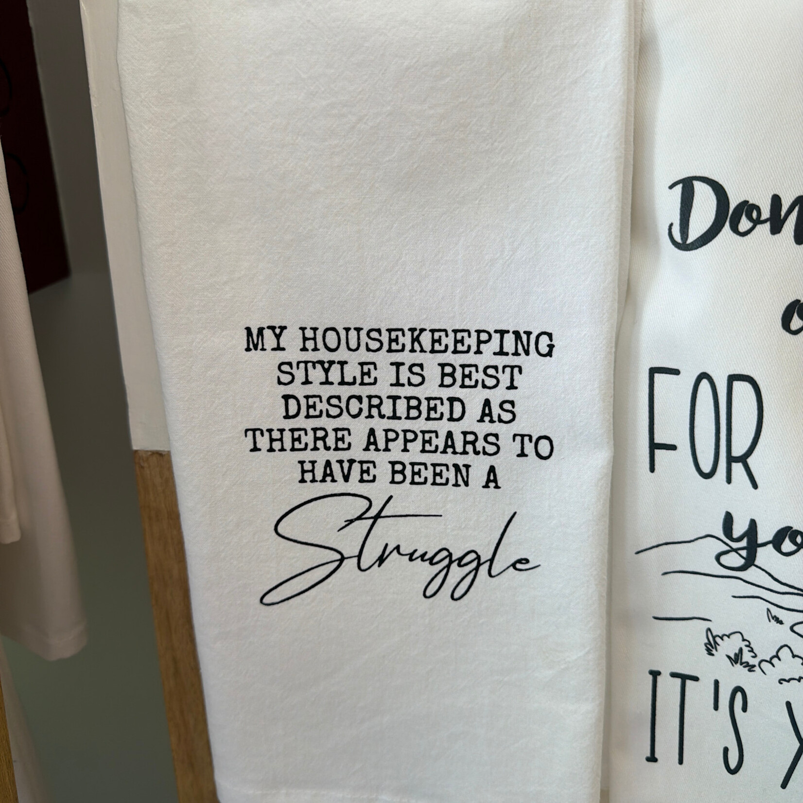 Tea Towel, My Housekeeping Style