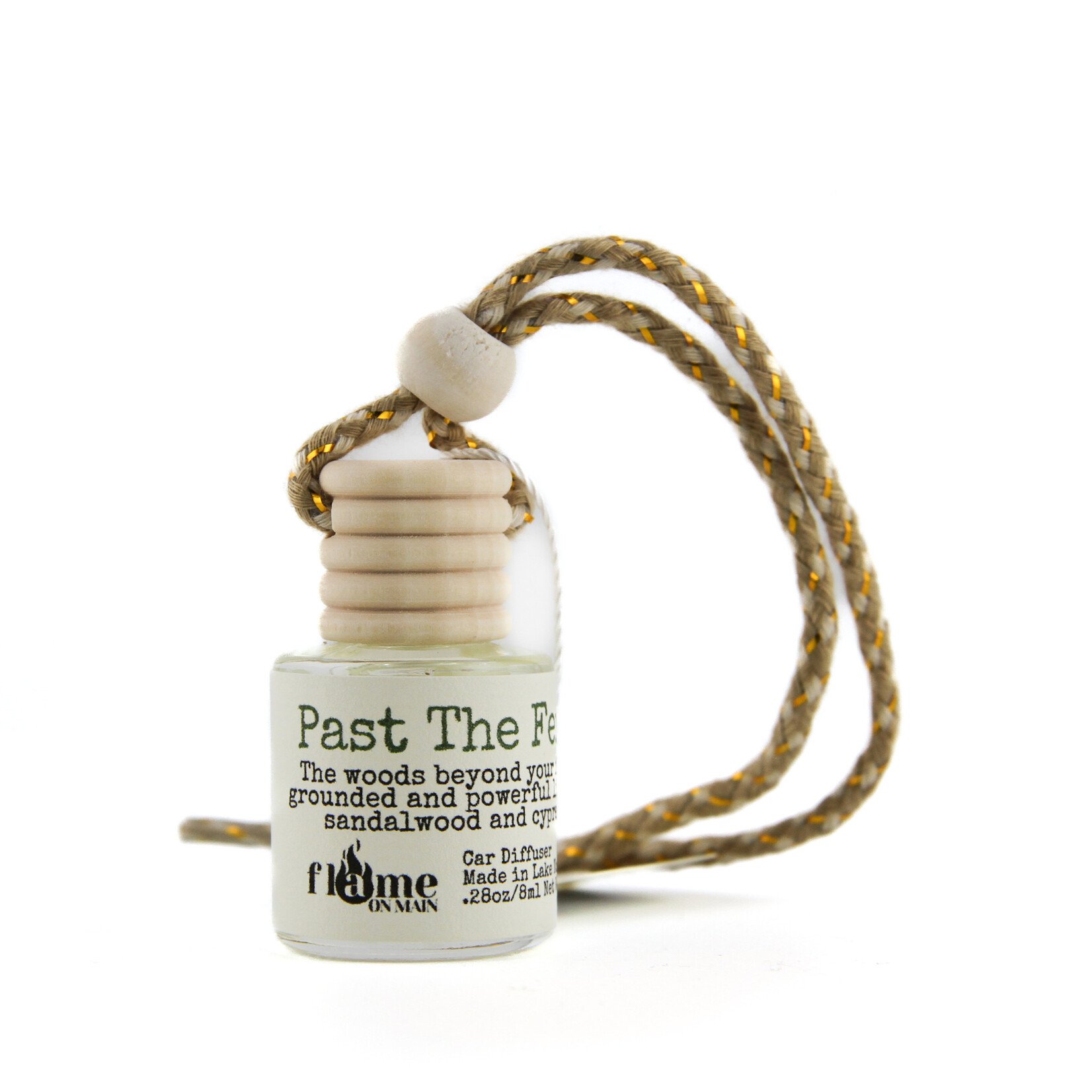 Flame On Main Flame on Main Places We Know Car Diffuser, Past The Fence, .28 oz