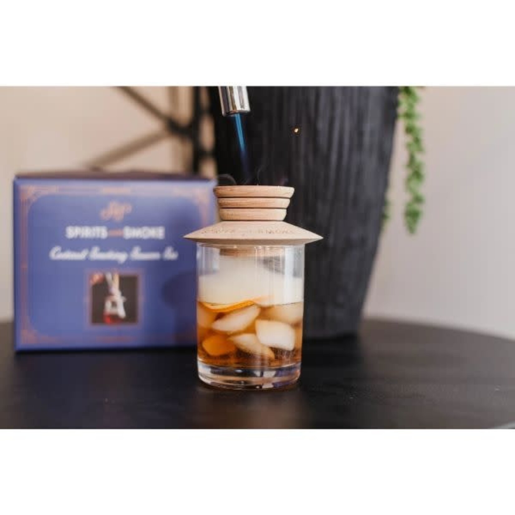 Spirits with Smoke Cocktail Smoking Saucer Set