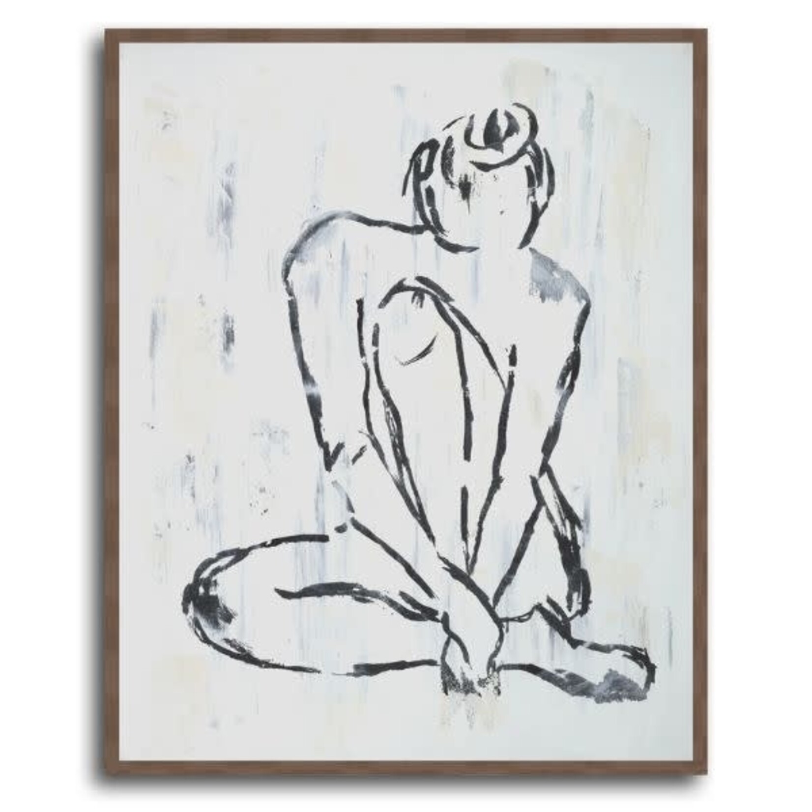 Essence Wall Art, Morro Walnut Frame, 42 X 52 in.