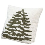 Loop Crochet Tree Pillow, 18 X 18 in.