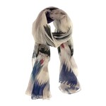 Joy Susan Blurred Ikat Scarf