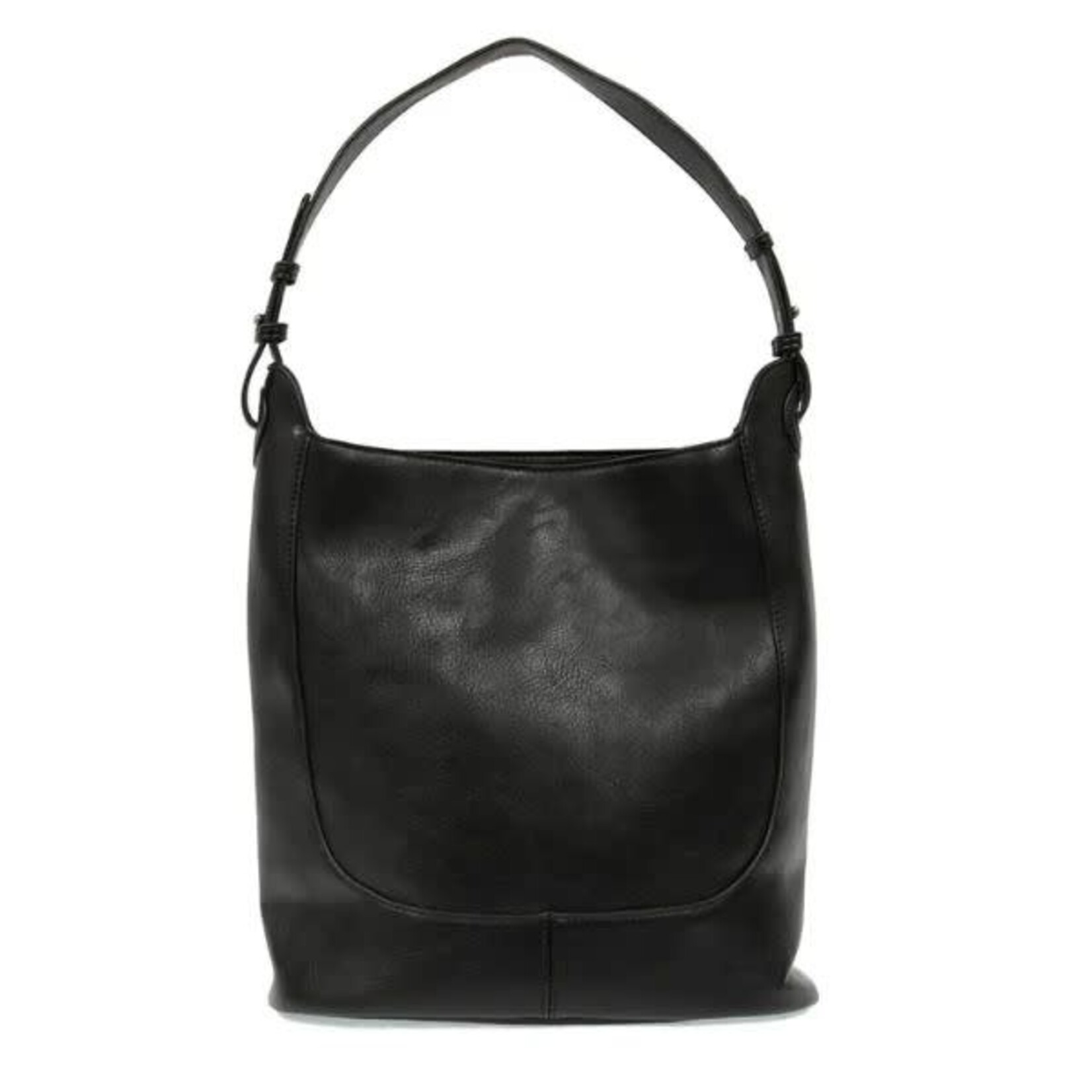 Joy Susan Brielle Small Bucket Bag, Black