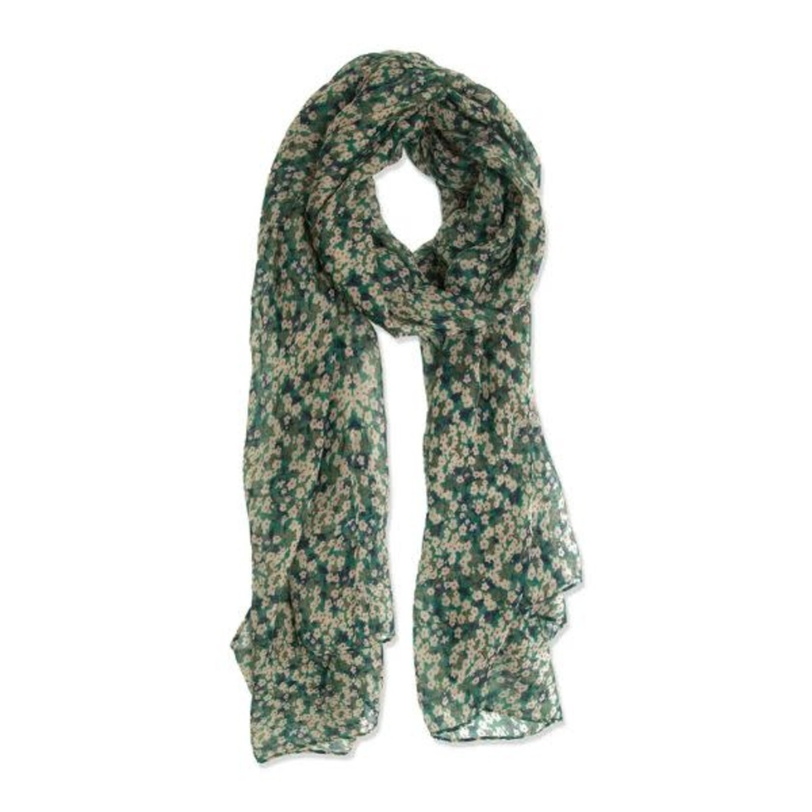 Joy Susan Cafe Ditsy Daisy Scarf, Jade