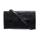 Joy Susan Caterina Handle Clutch Crossbody, Black