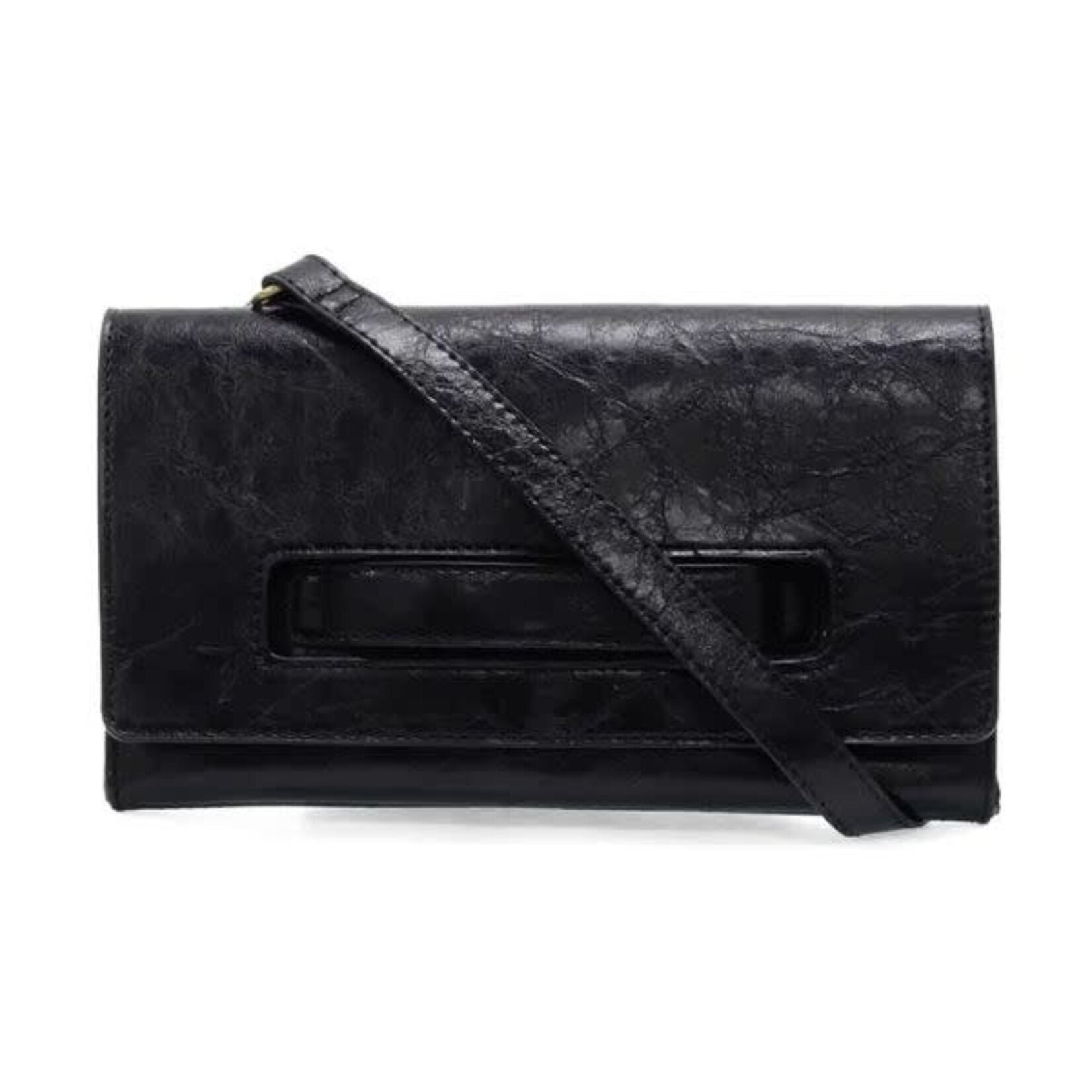 Joy Susan Caterina Handle Clutch Crossbody, Black