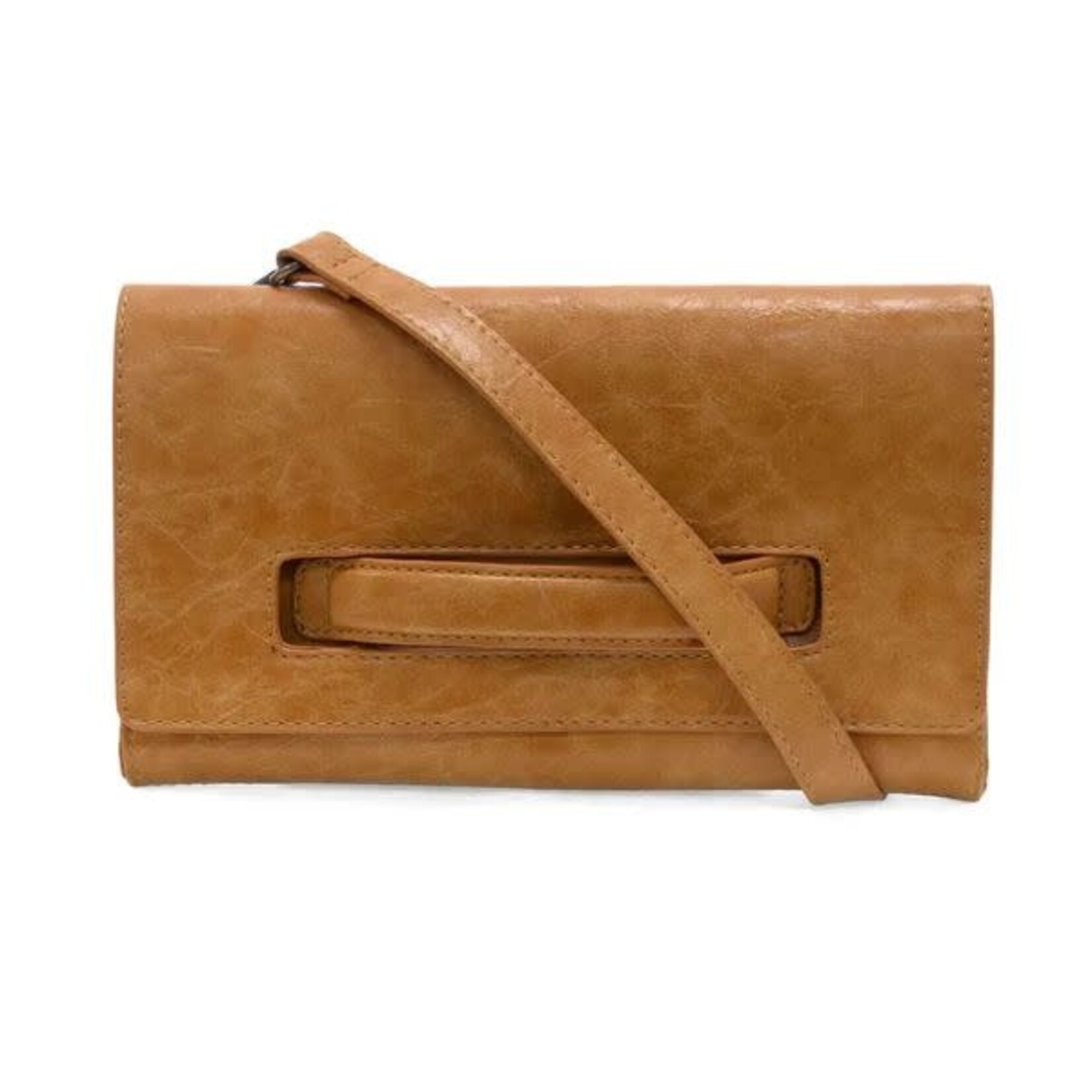 Joy Susan Caterina Handle Clutch Crossbody, Camel