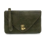 Joy Susan Claudia Keyhole Turnlock Envelope Convertible Crossbody,  Chestnut