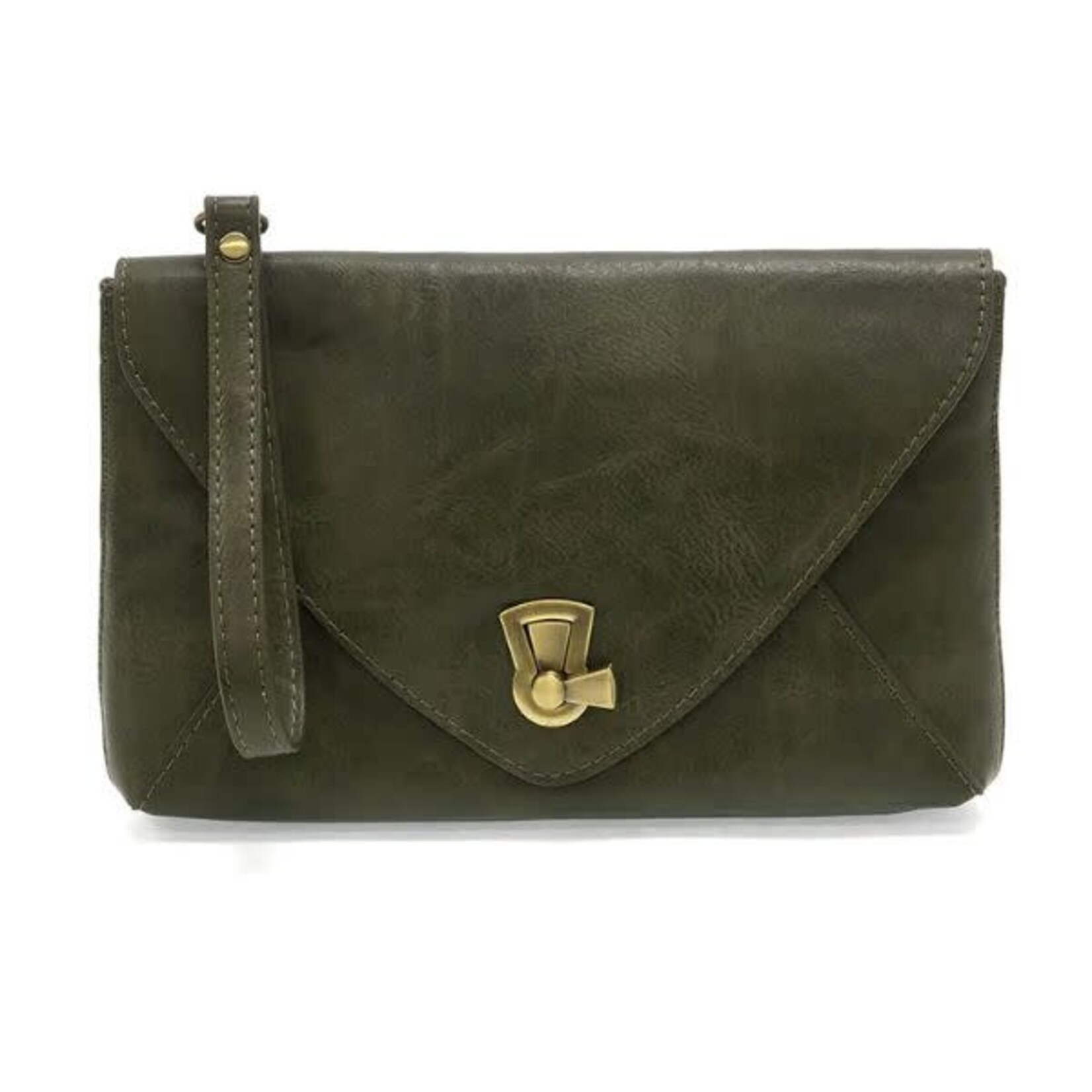 Joy Susan Claudia Keyhole Turnlock Envelope Convertible Crossbody,  Chestnut